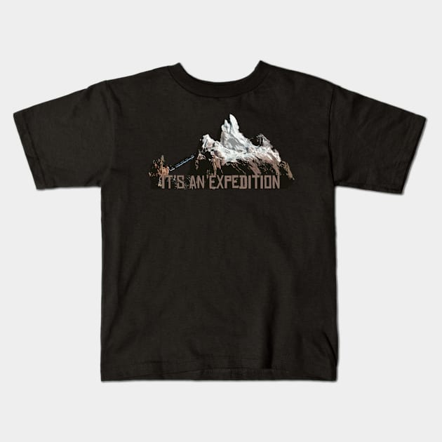 It's An Expedition Kids T-Shirt by GrizzlyPeakApparel